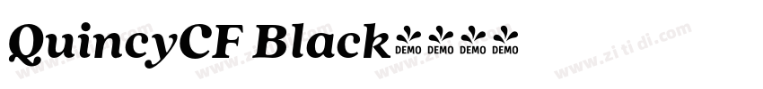 QuincyCF Black字体转换